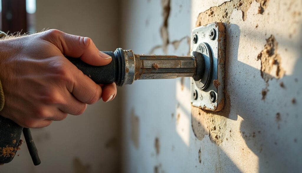 Comment fixer une équerre mur pour charges lourdes