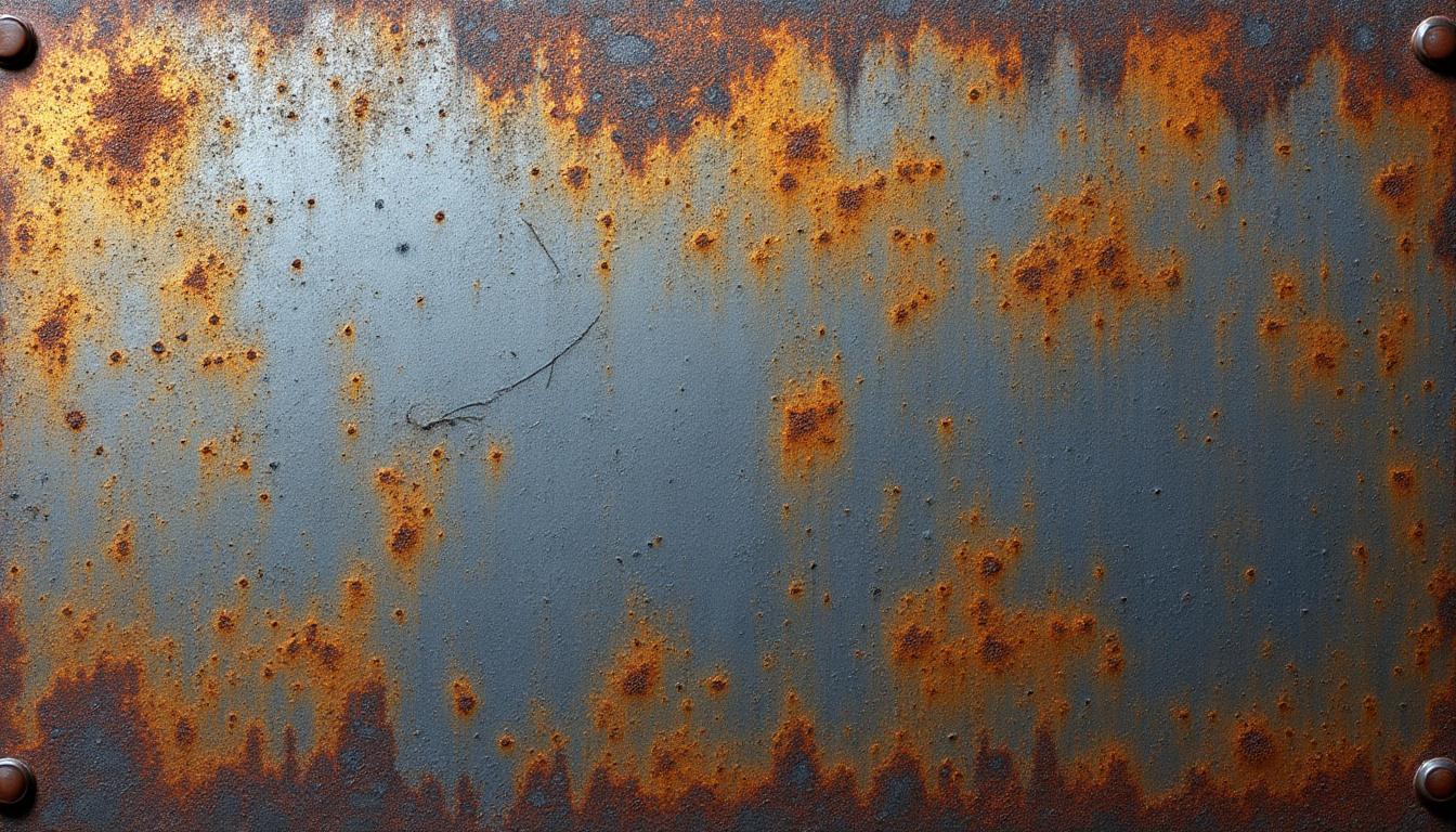 Traiter une équerre mur en métal rouillé efficacement