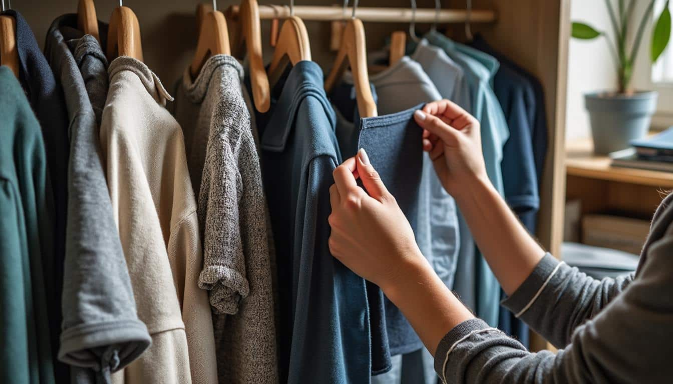 Gagner de la place dans une penderie pour ranger ses vêtements