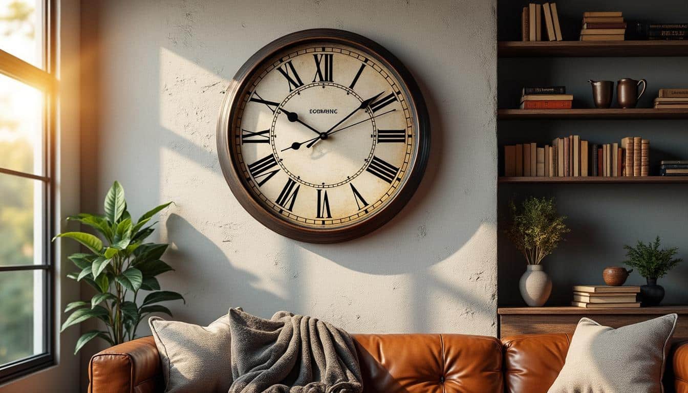 Comment intégrer une horloge murale style industriel dans sa maison ?