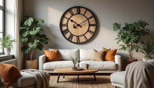 Top inspirations d’horloge murale tendance scandinave pour le salon