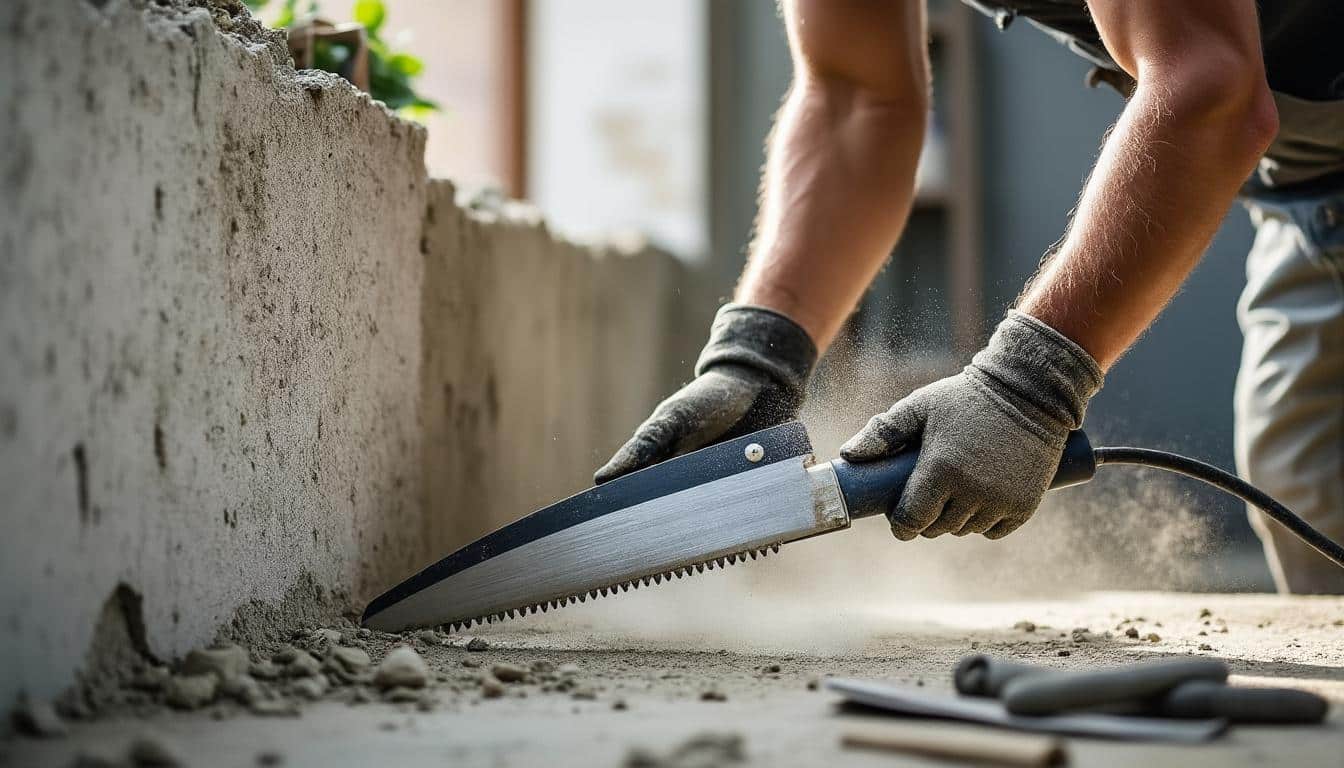Scie cloche pour béton : guide complet pour un perçage précis