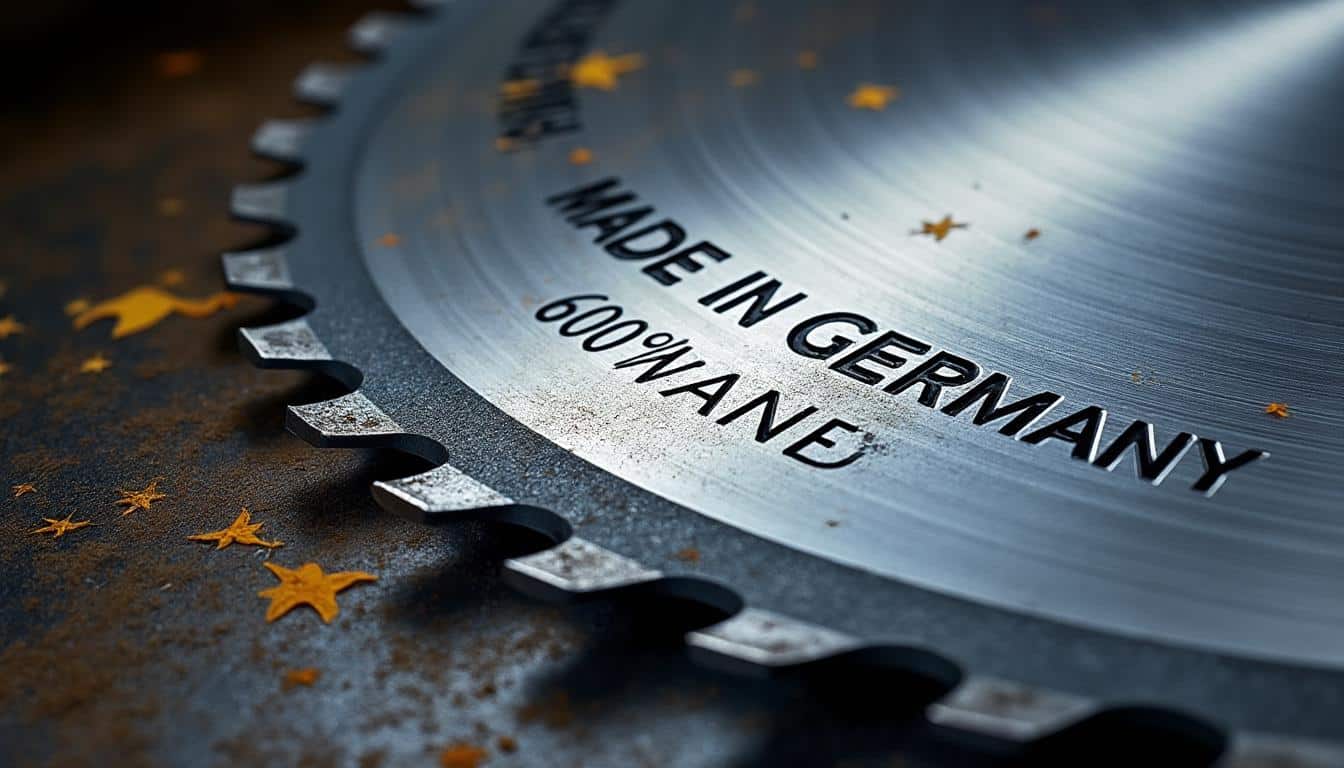 Lame de scie circulaire 600 mm au carbure de provement Allemagne : précision et durabilité