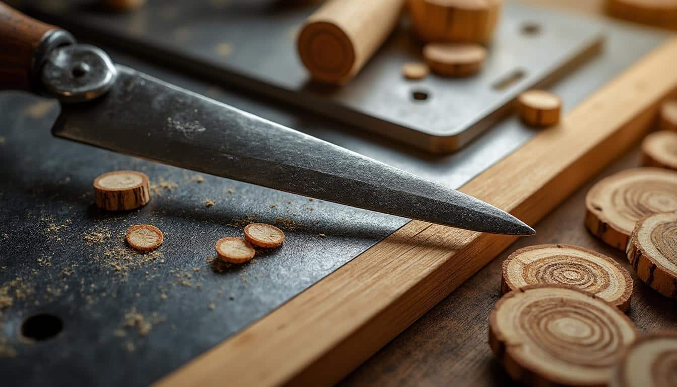 Illustration: Comprendre le rôle essentiel du mandrin dans l’usage d’une scie cloche