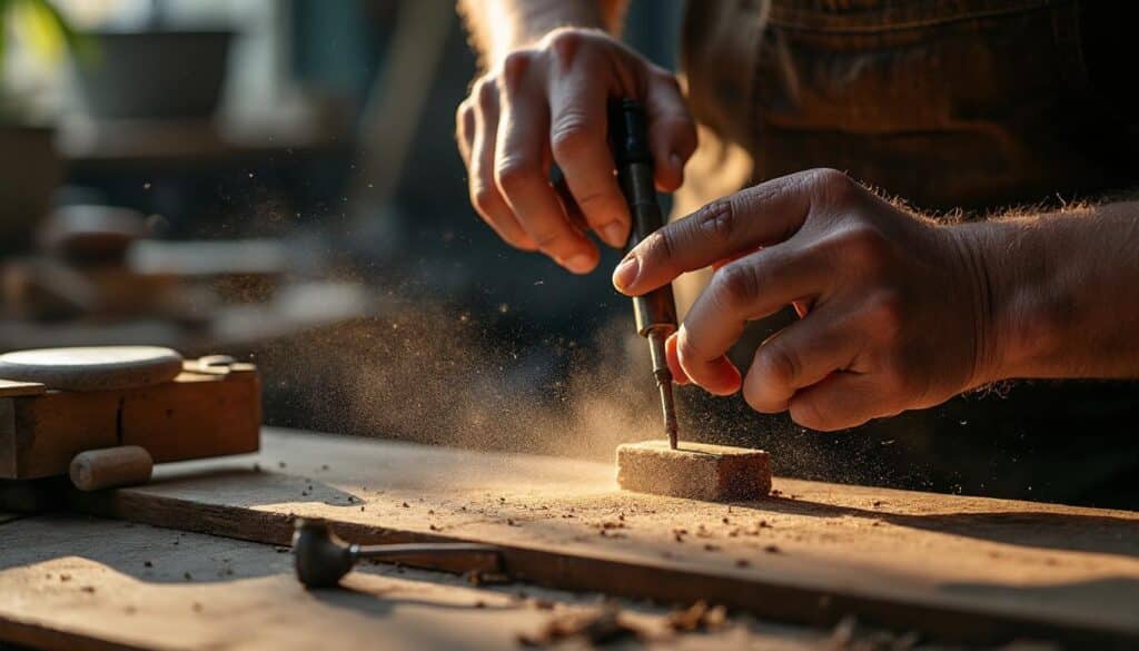 Scie à onglet Scheppach HM254 : précision et puissance au top