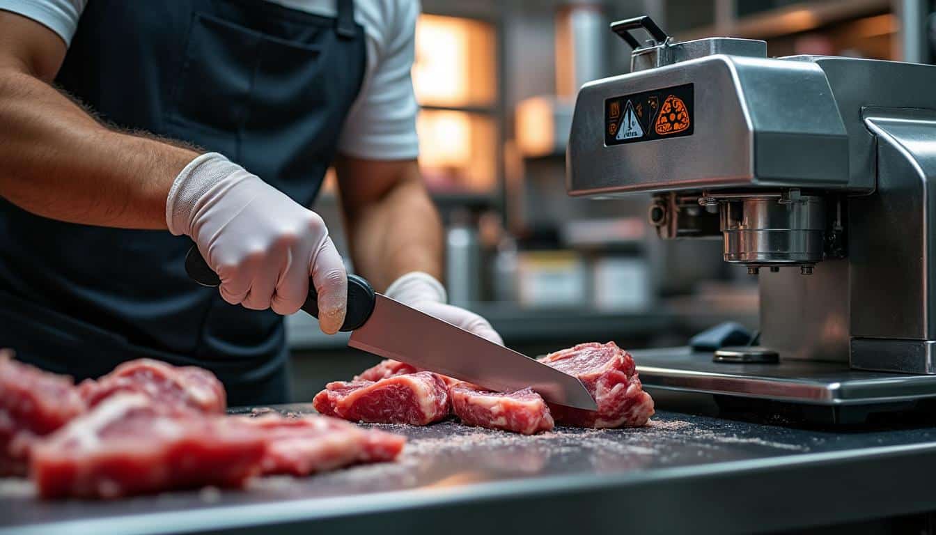 Illustration: Astuces d’expert pour utiliser, entretenir et sécuriser efficacement votre scie à viande