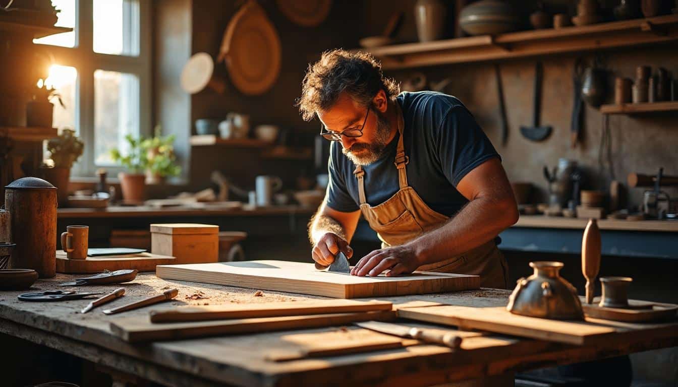 Illustration: Différencier la scie circulaire à chevalet des autres outils de coupe du bois