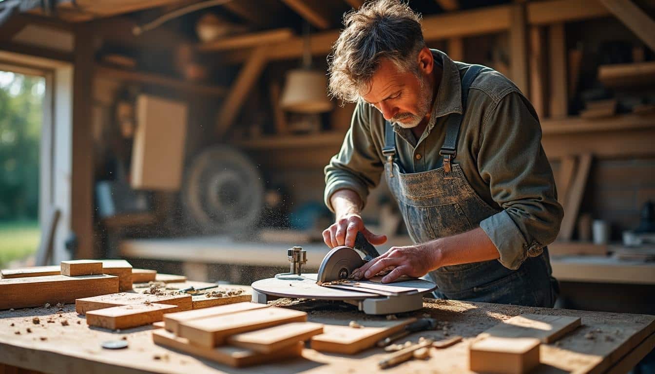 Scie circulaire à chevalet : guide complet pour une découpe précise