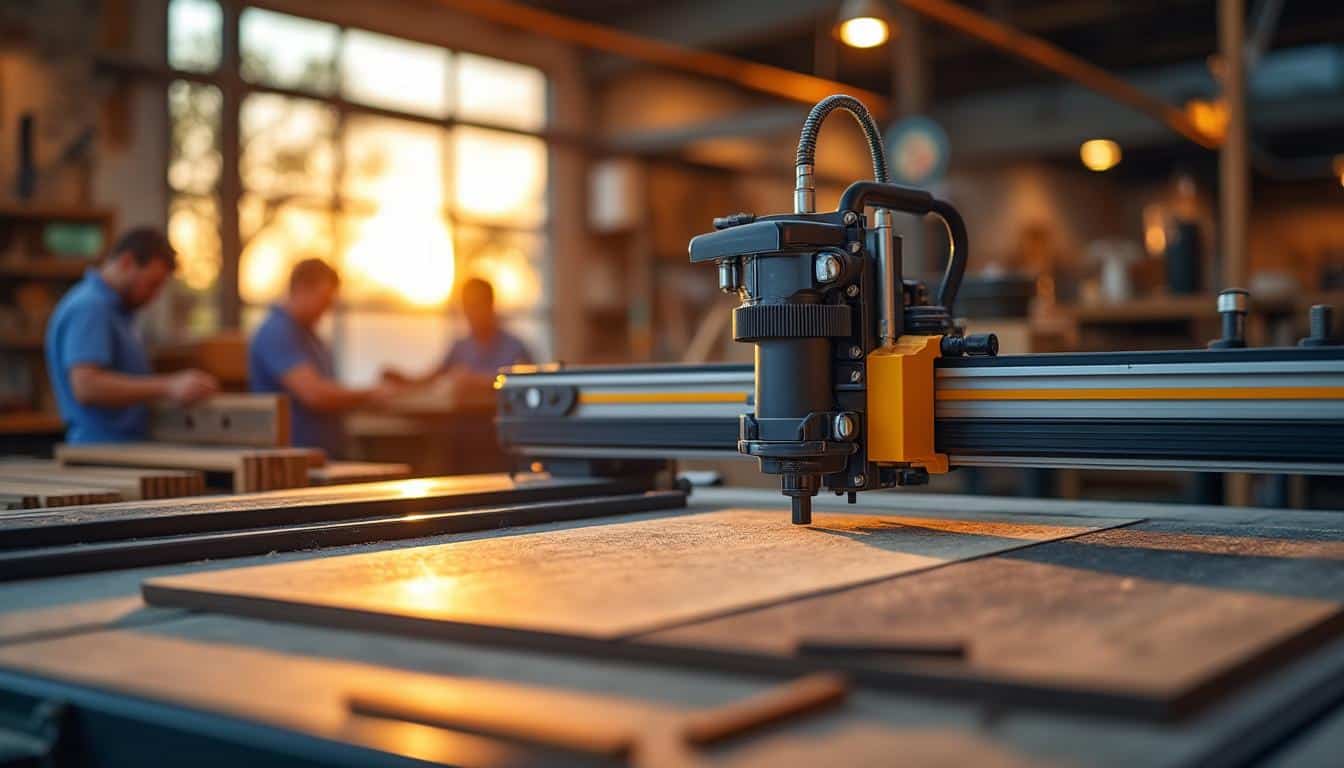 Illustration: Les fonctionnalités clés qui rendent la scie sur table Evolution Rage 5s unique