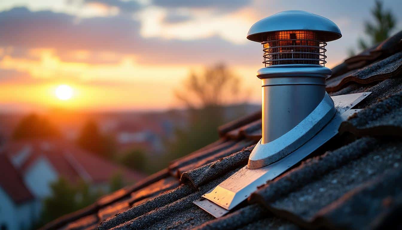 Illustration: Comprendre le rôle essentiel de la sortie de toiture dans la ventilation d’un bâtiment