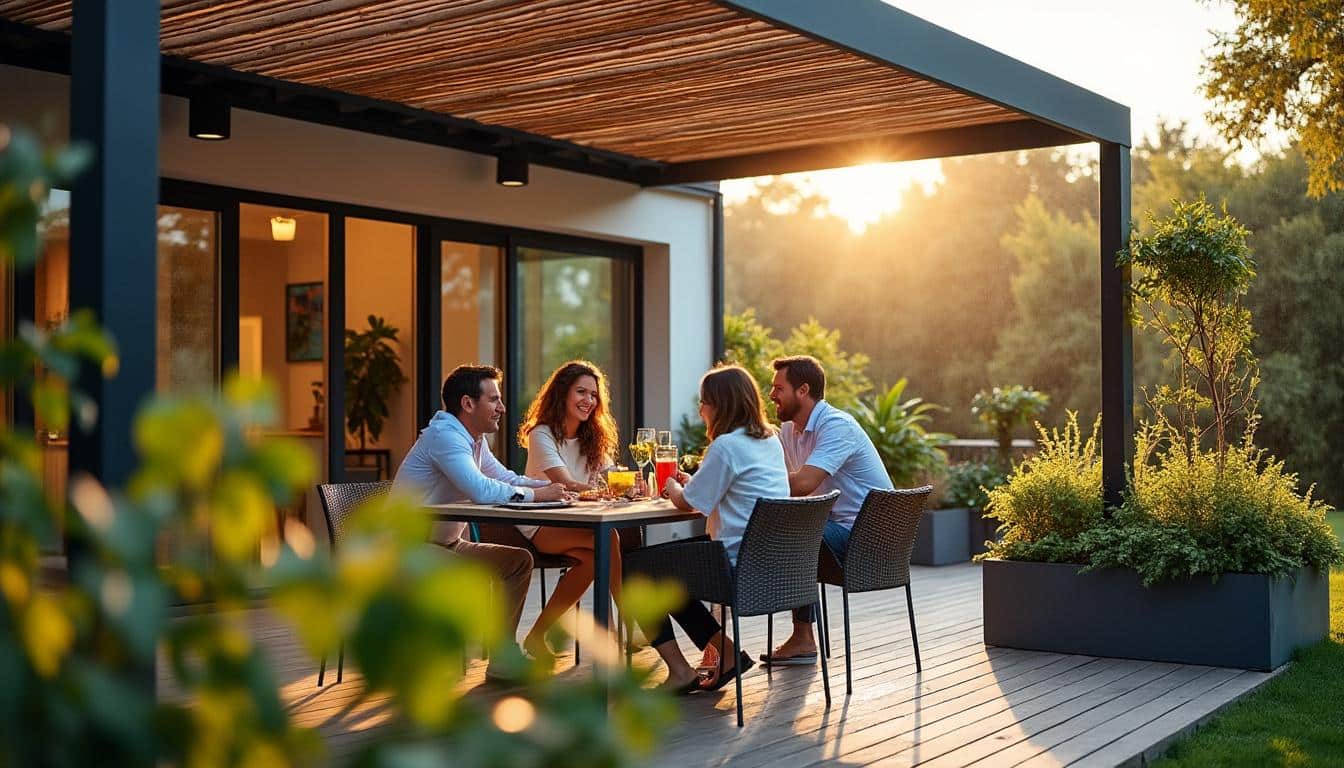 Illustration: Comprendre ce qu’apporte une toiture étanche à votre pergola