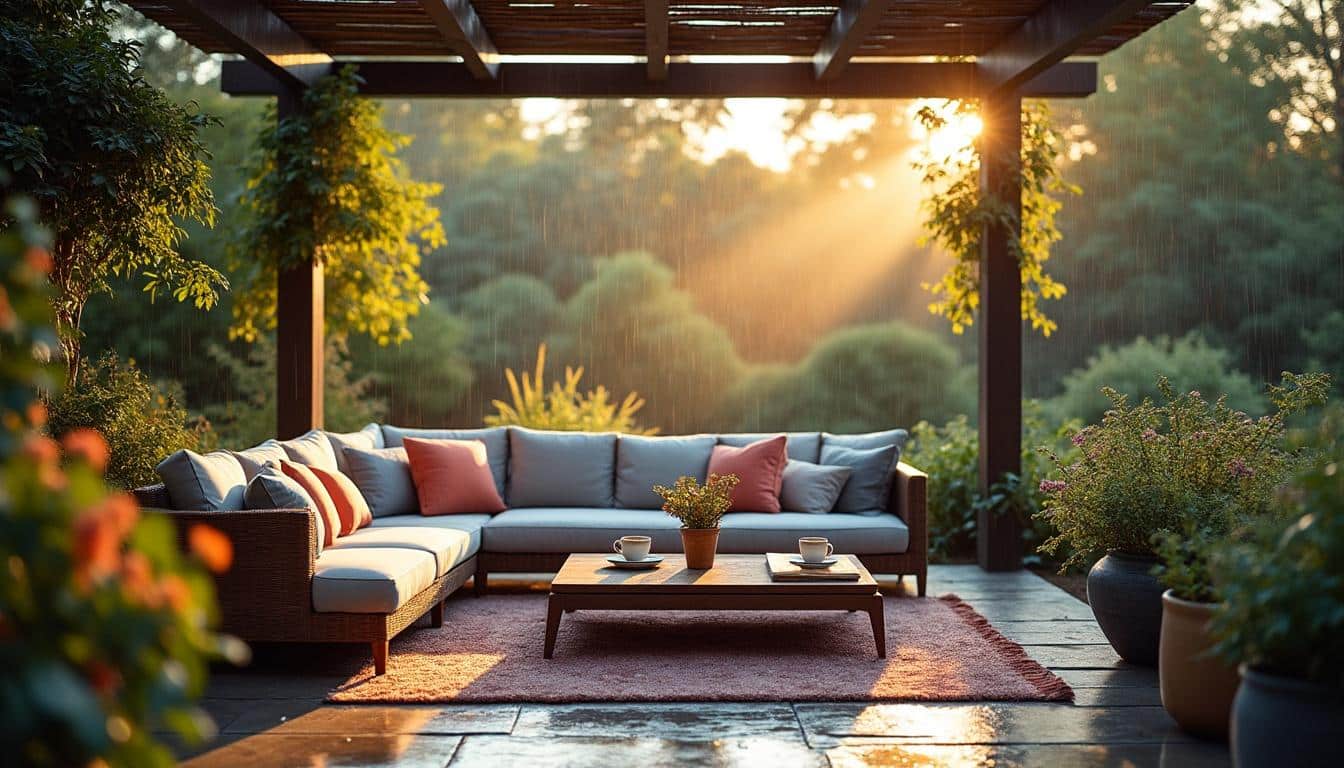 Toiture de pergola étanche : confort et protection toute l’année