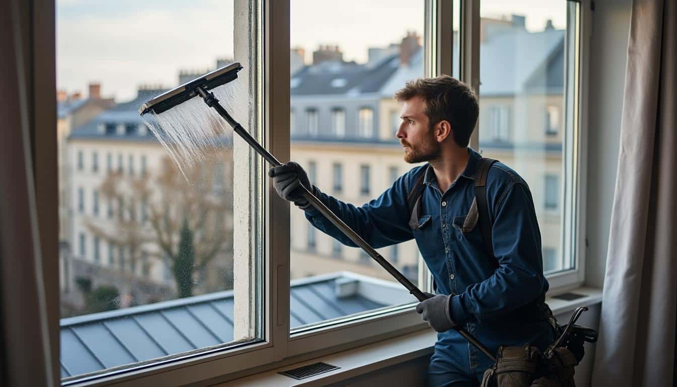 Illustration: Comprendre la perche télescopique, un outil essentiel pour le nettoyage en hauteur