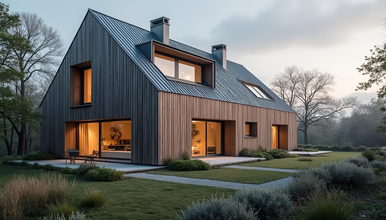 Toiture mansart moderne : allier élégance et performance énergétique