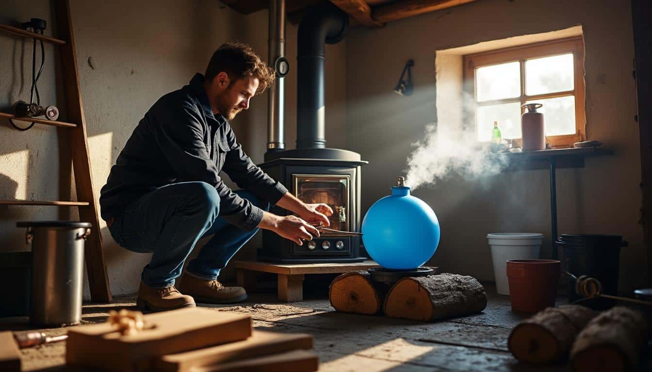 Illustration: Comprendre le rôle du ballon tampon dans un système de chauffage au bois