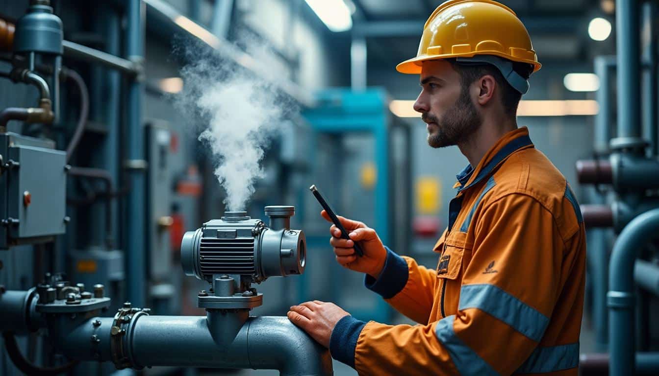 Illustration: Comprendre le rôle crucial de la pompe dans le relevage des condensats de chaudière