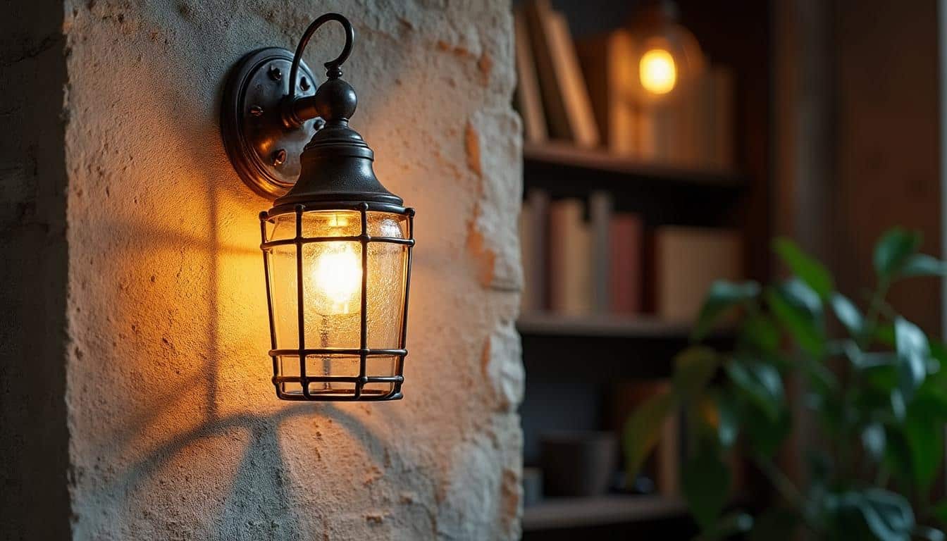Applique murale en fer forgé : charme et robustesse pour votre déco