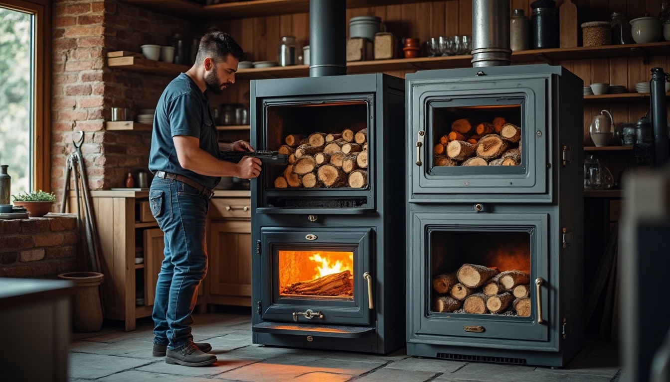 Illustration: Comprendre le fonctionnement d’une chaudière mixte bois et fioul